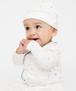 Hazy Hat in Blue Hearts