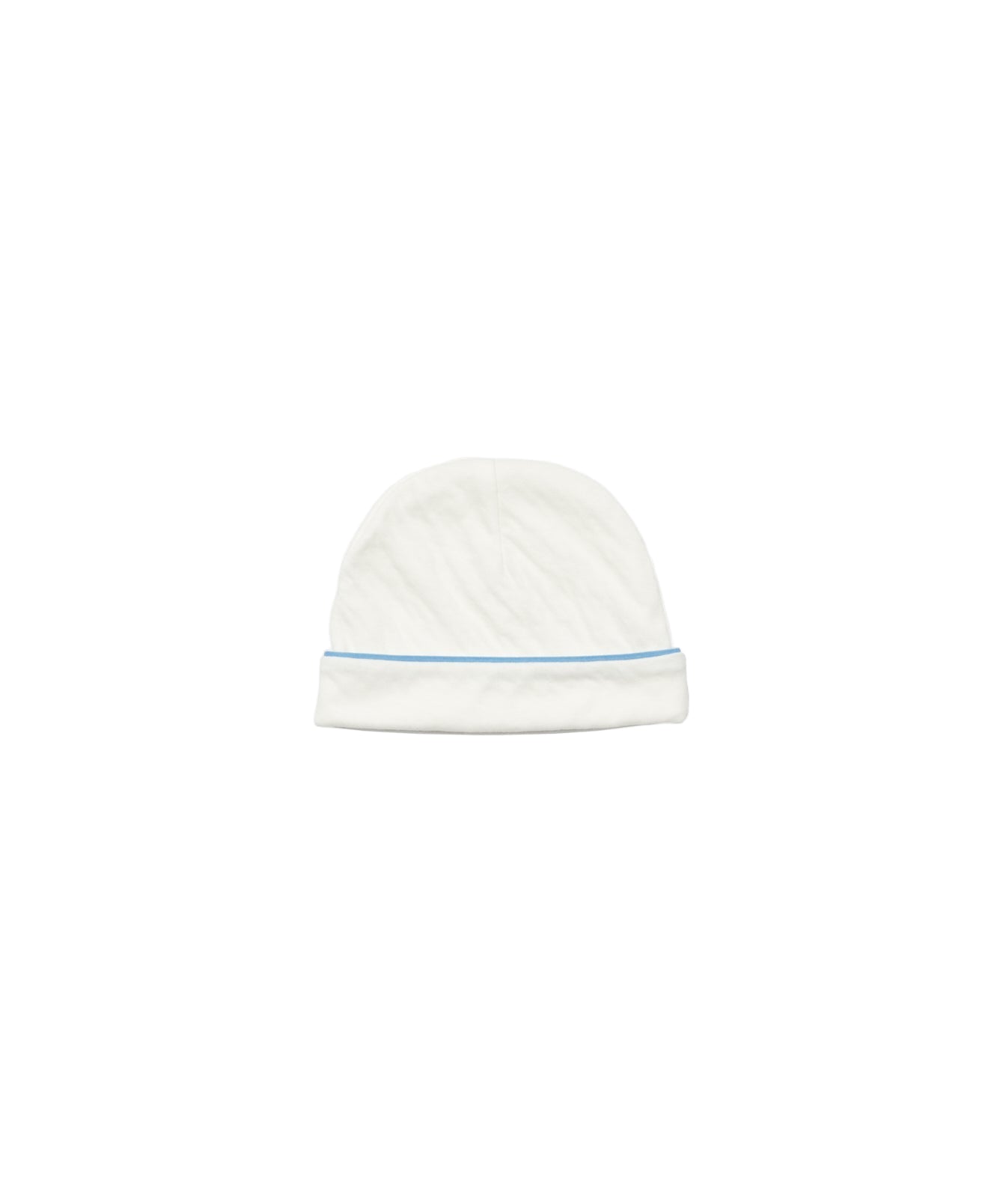 Hazy Hat in Blue Piping