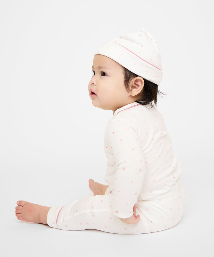 Hazy Hat in Rose Hearts