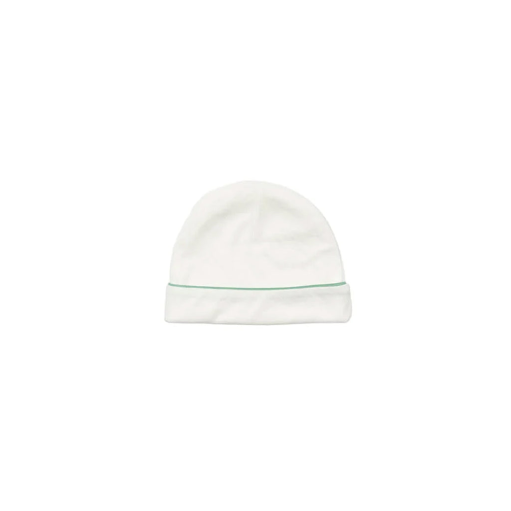 Hazy Hat in Seafoam Piping