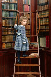 Heidi Blue Tartan Smocked Dress