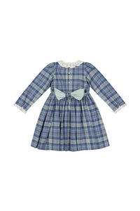 Heidi Blue Tartan Smocked Dress