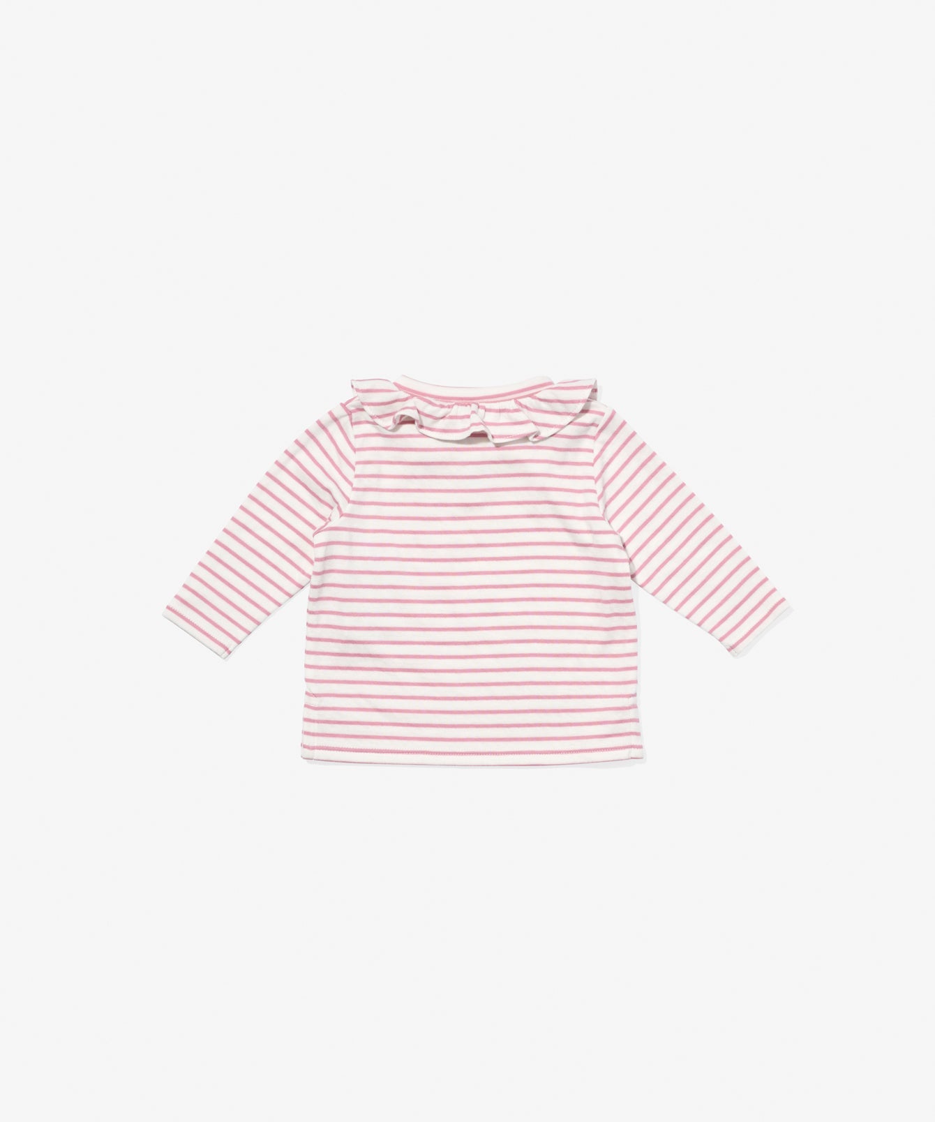 Hen Baby Shirt in Rose Mini Stripe