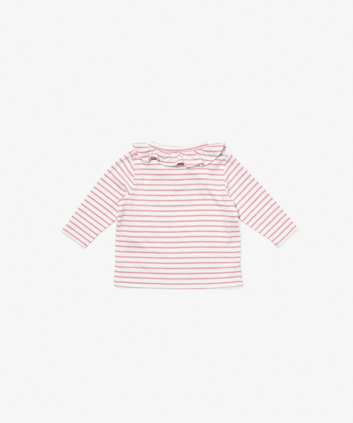 Hen Baby Shirt in Rose Mini Stripe
