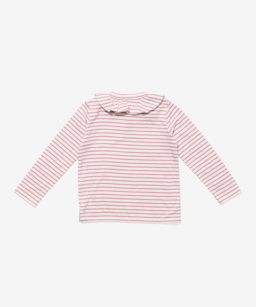 Hen T-Shirt in Rose Mini Stripe
