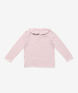 Hen T-Shirt in Rose Mini Stripe