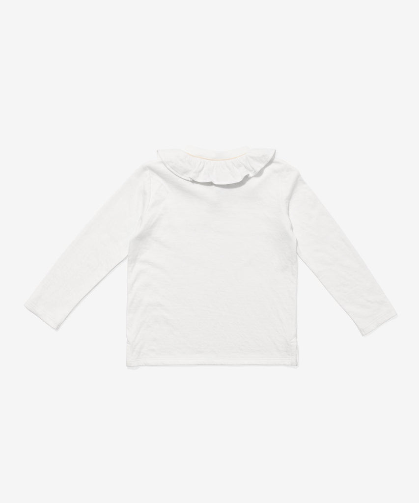 Hen T-Shirt in Vanilla Piping