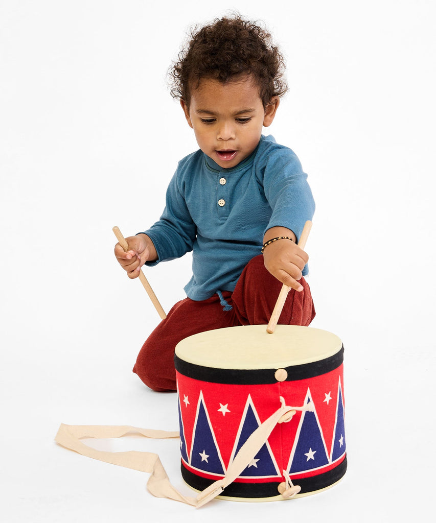 Henley Baby T-Shirt in Petrol