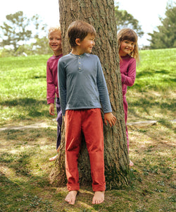 Henley T-Shirt in Petrol