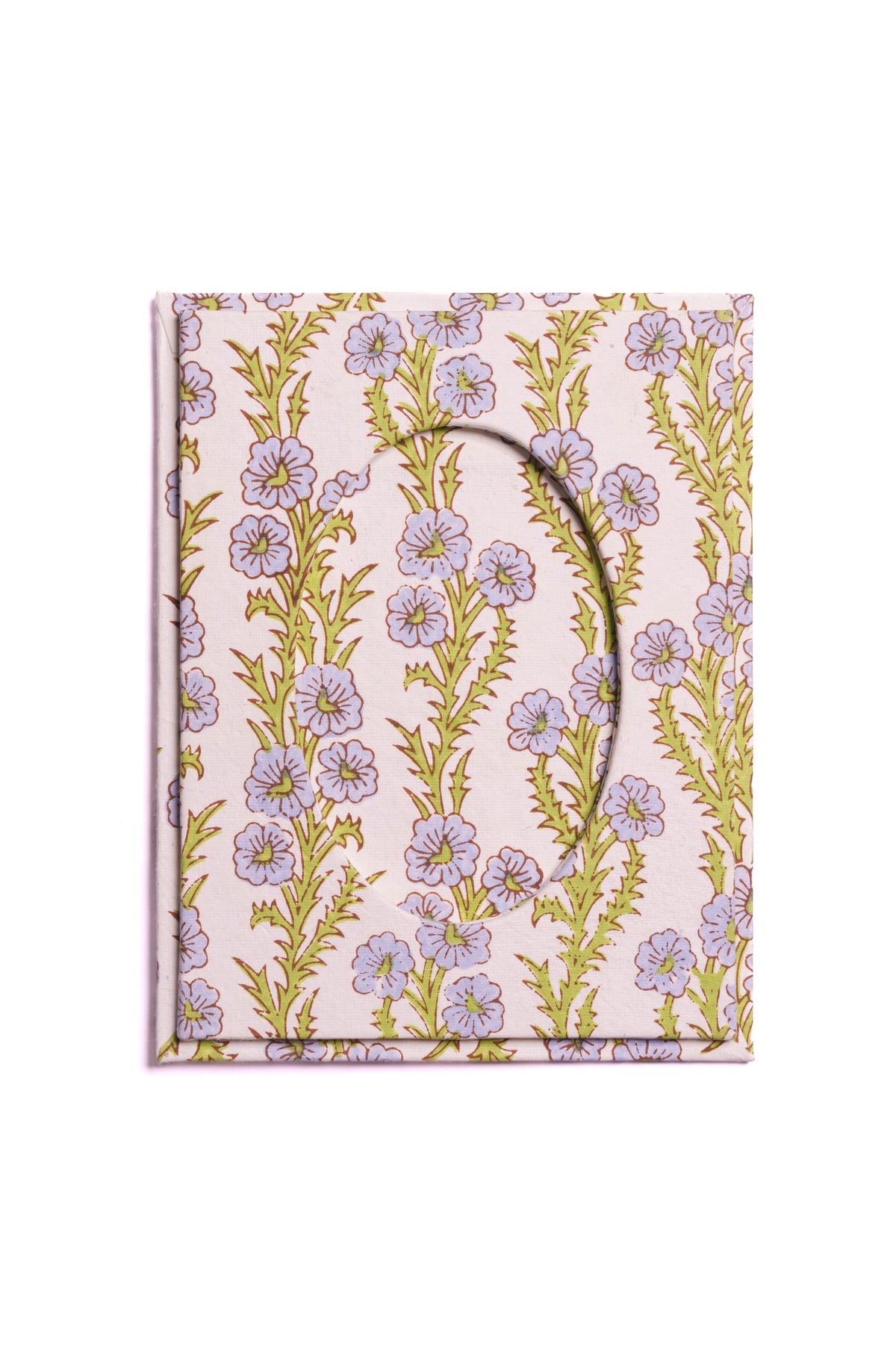 Picture Frame 4x6 in Circular Forget-Me-Not Floral