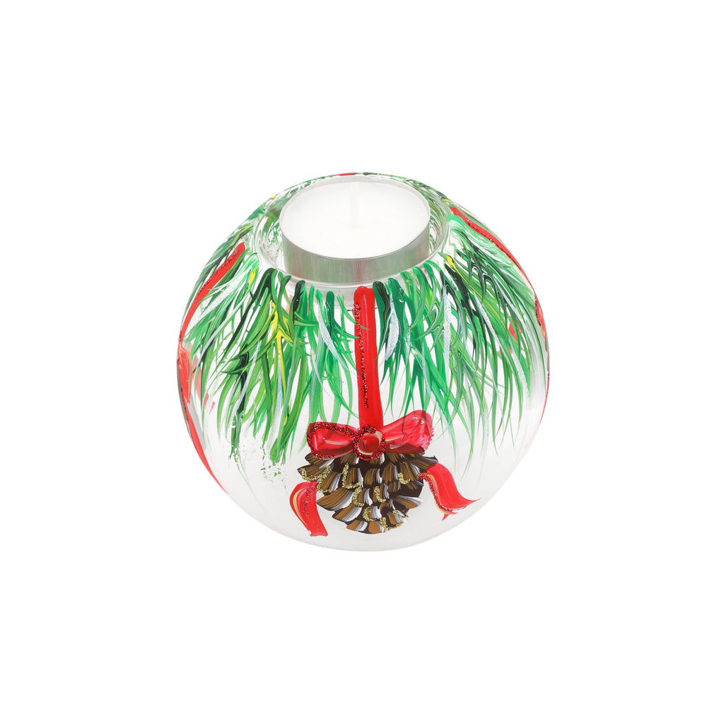 Illuminare Holiday Pinecones Votive in Green