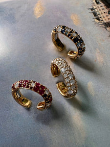 Tidepool Ear Cuff in Sapphire