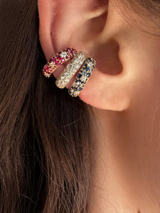 Tidepool Ear Cuff in Sapphire