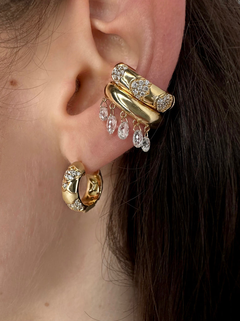 Aegean Huggie Hoop Earrings