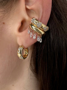 Aegean Huggie Hoop Earrings