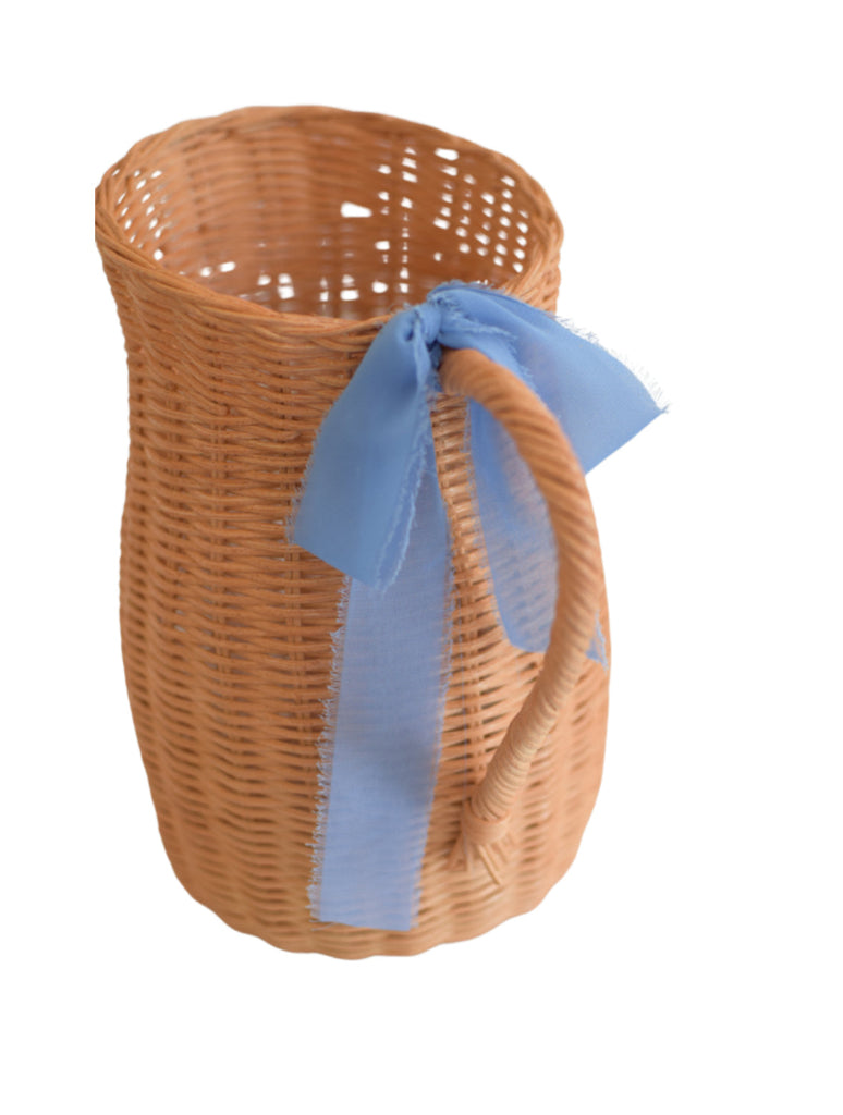 Rattan Flower Pitcher