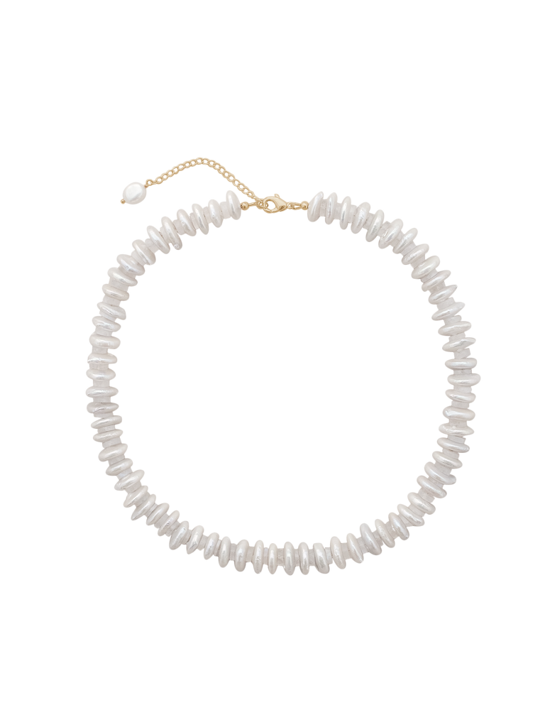 Isla Necklace in White