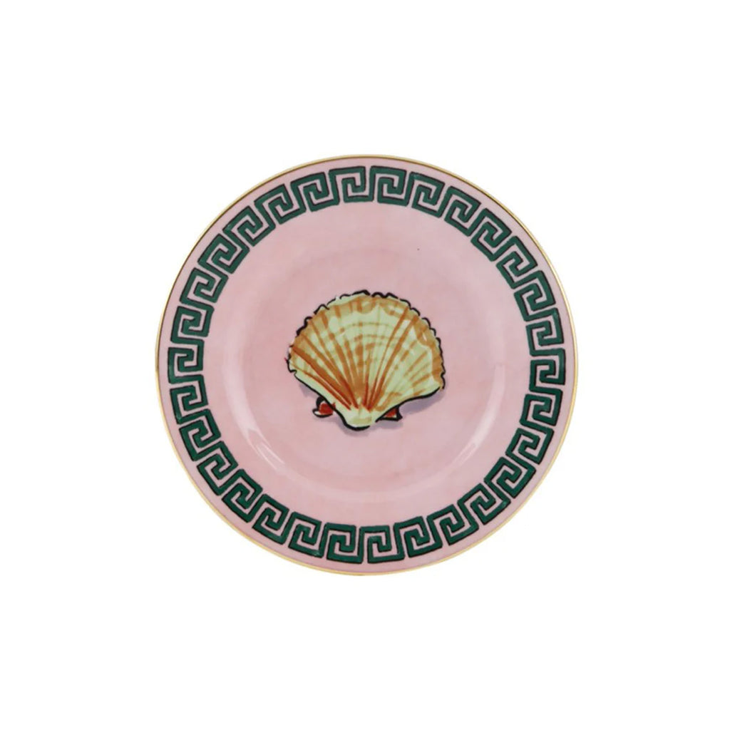 Il Viaggio Di Nettuno Bread Plate in Pink