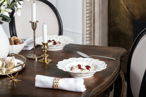 Toys Delight Royal Classic Deep Plate in White