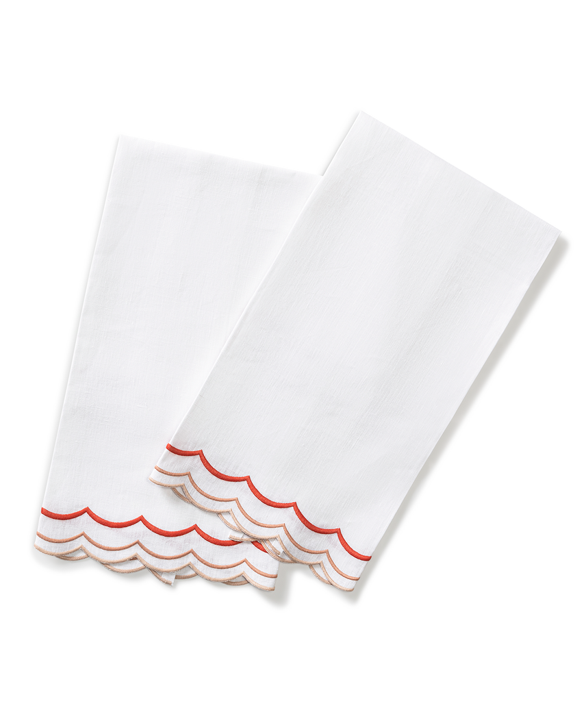 India Three Guest Towels, Set of 2