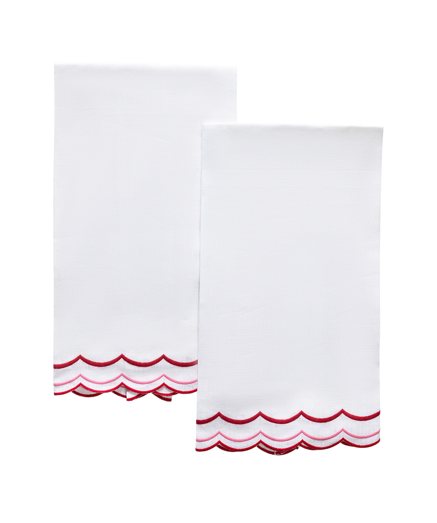 India Three Guest Towels, Set of 2
