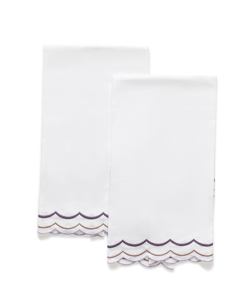 India Three Guest Towels, Set of 2