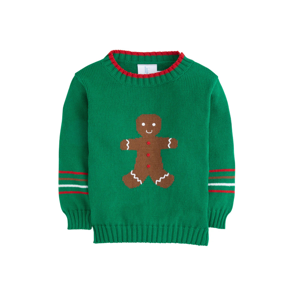 Intarsia Sweater in Gingerbread