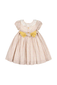 Isadora Short Sleeve Floral Smocked Dress