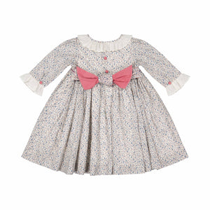 Isadora Floral Long Sleeve Smocked Dress
