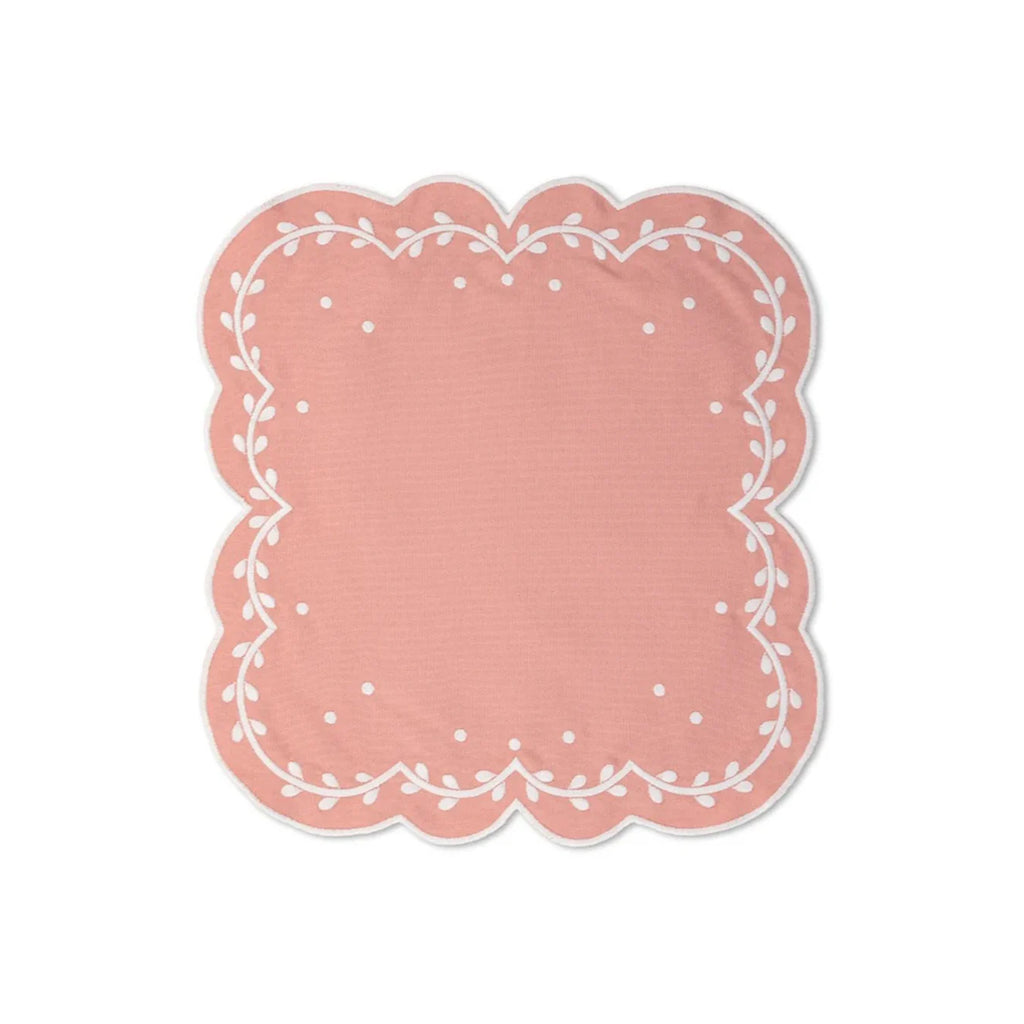 Ivy Placemat and Napkin Set in Pink