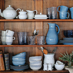 Berry & Thread Salt and Pepper, Set of 2 in Whitewash