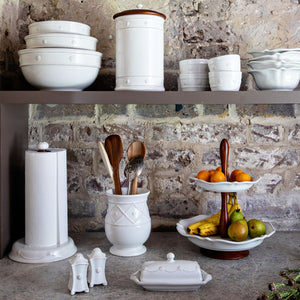 Berry & Thread Salt and Pepper, Set of 2 in Whitewash