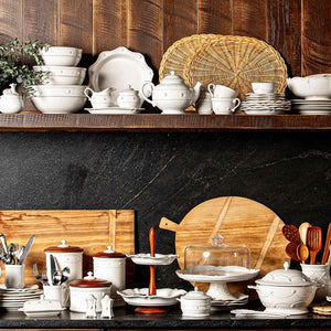 Berry & Thread Salt and Pepper, Set of 2 in Whitewash