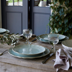 Alentejo Collection Oval Platter in Turquoise