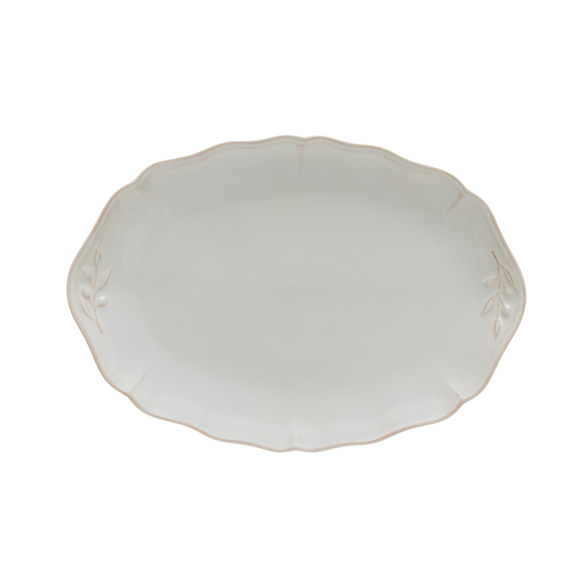 Alentejo Collection Oval Platter in White