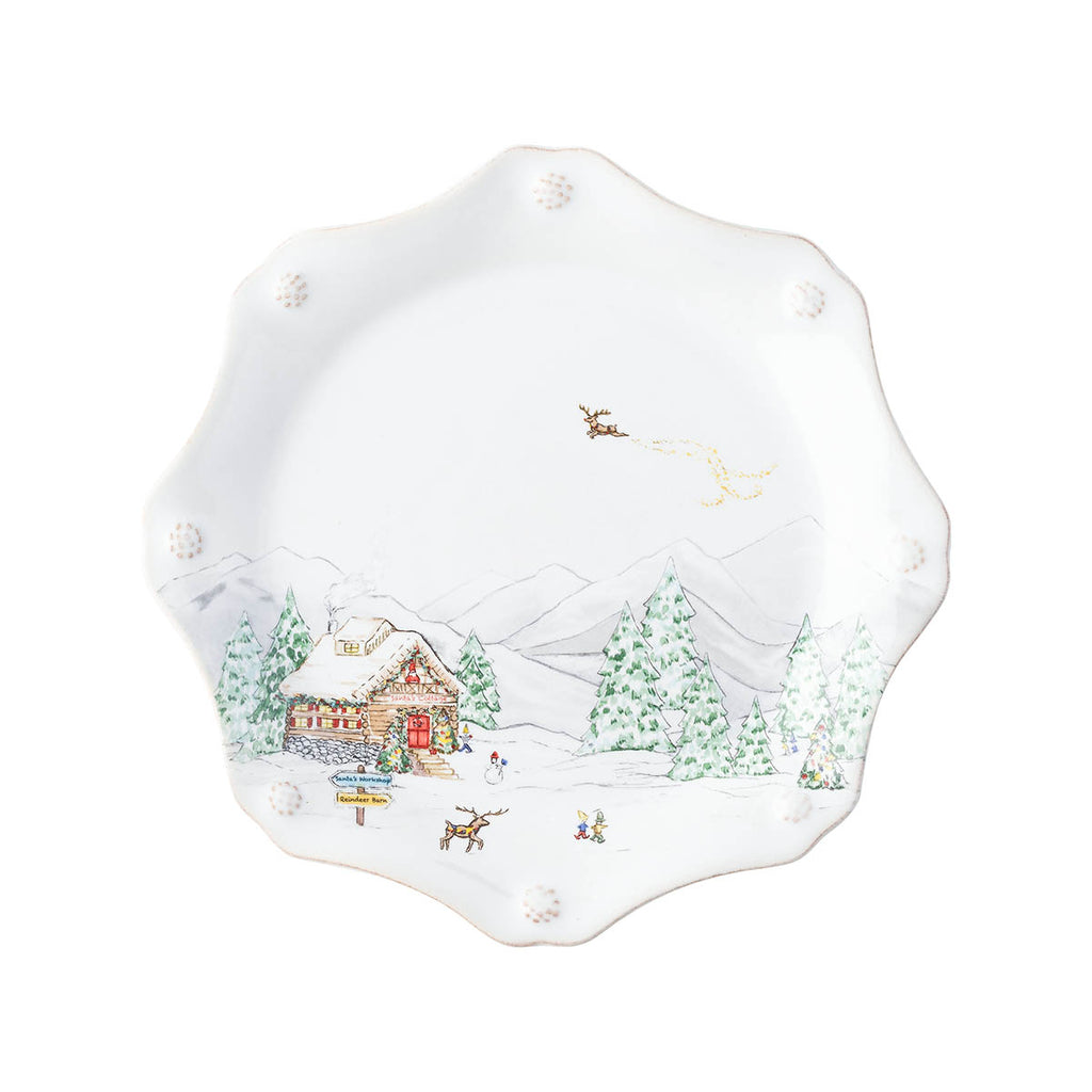 Berry & Thread North Pole Dessert/Salad Plate Assorted, Set of 4