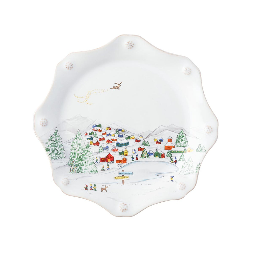 Berry & Thread North Pole Dessert/Salad Plate Assorted, Set of 4