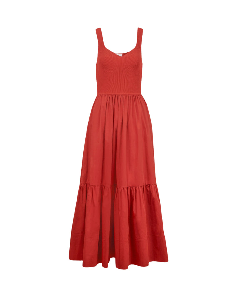 Josephina Dress in Brick