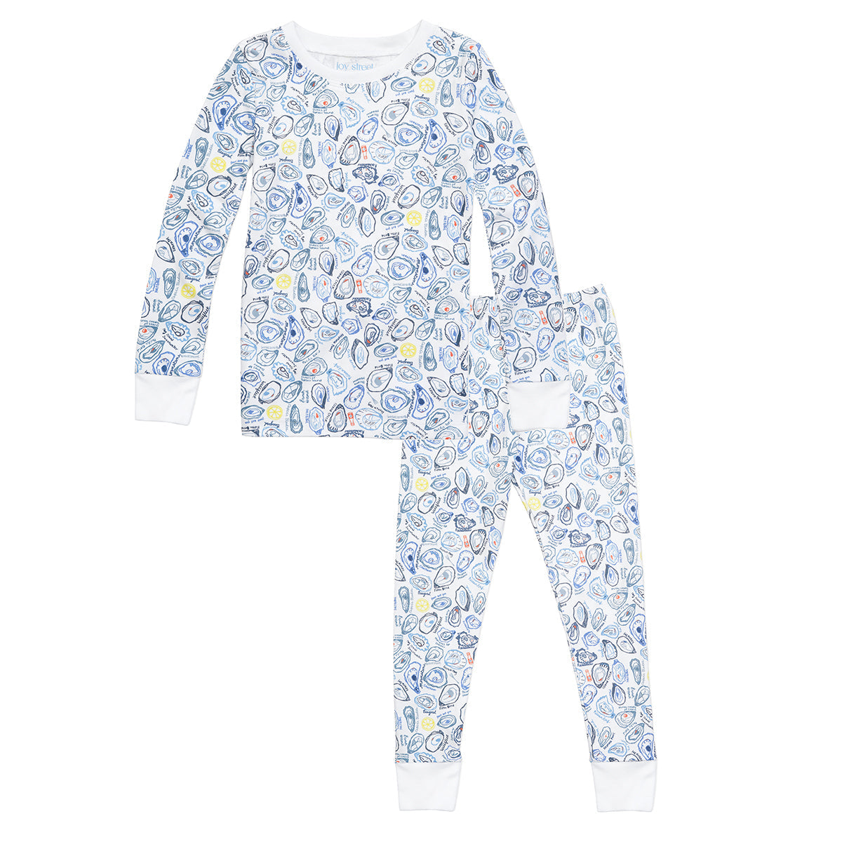 Oyster Print Kids Two Piece Pajama