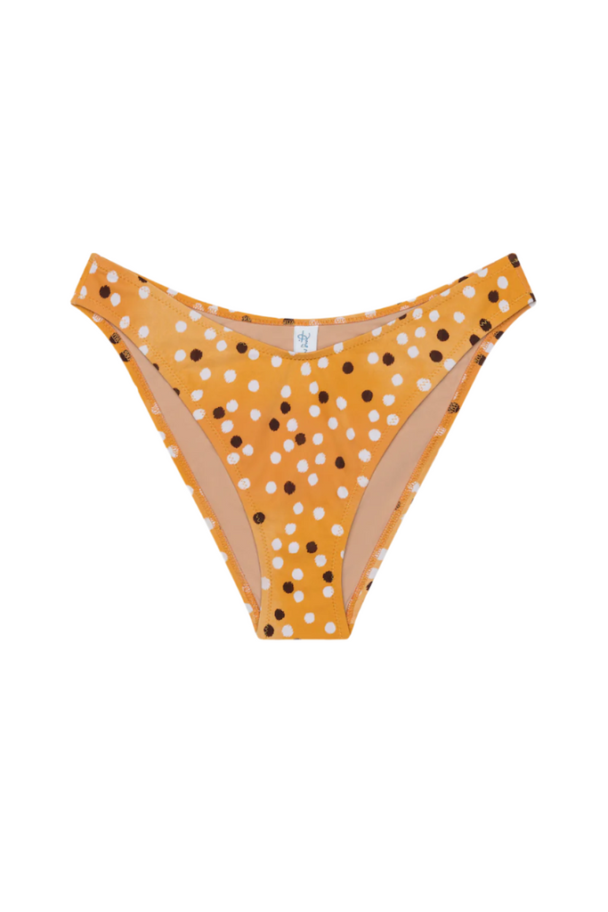 The Jane Bottom in Marigold Ikat Dot