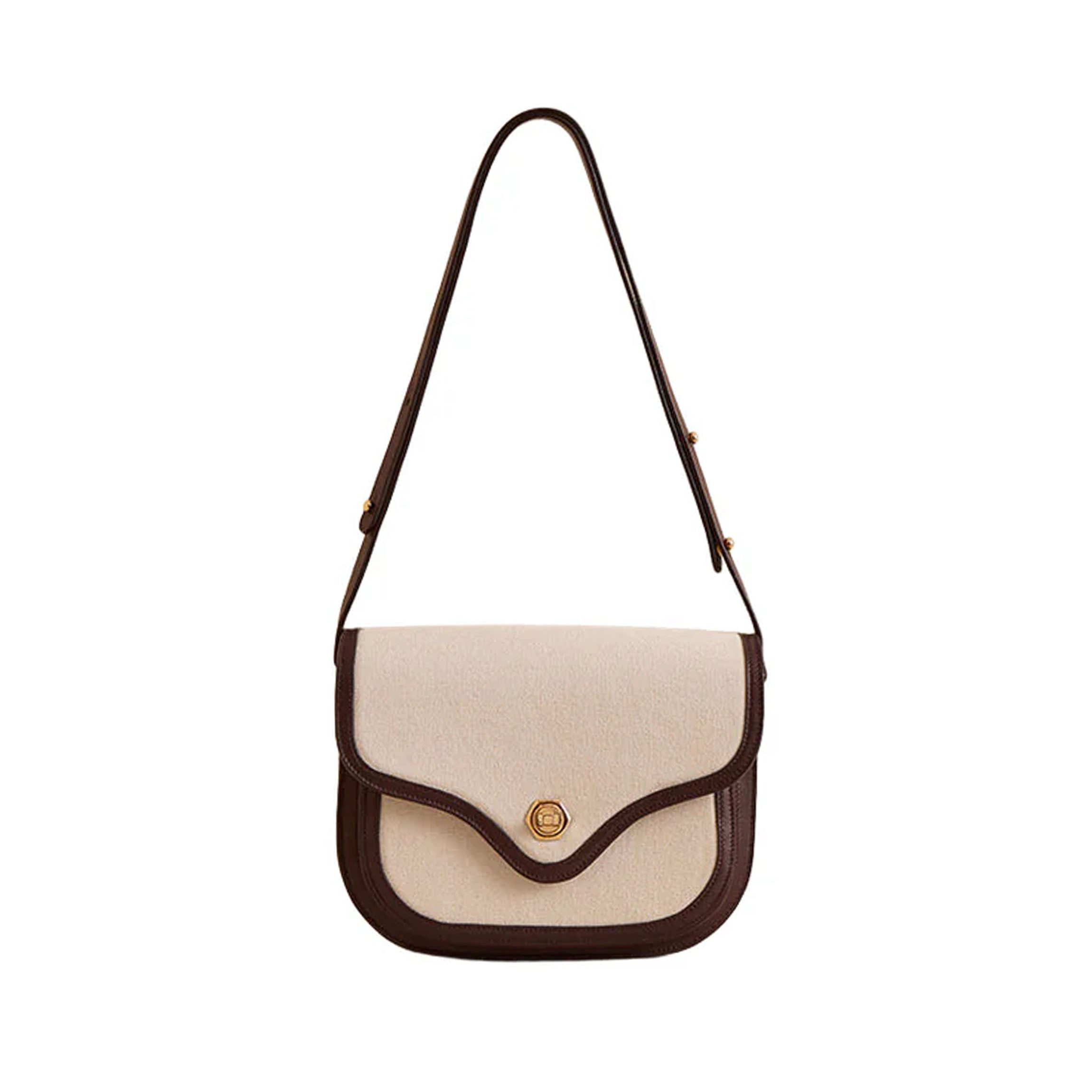 Jane in Canvas Natural & Supple Soft Chocolate