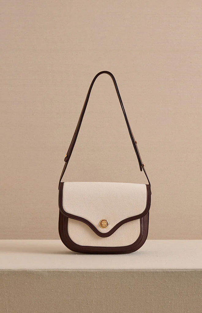 Jane in Canvas Natural & Supple Soft Chocolate