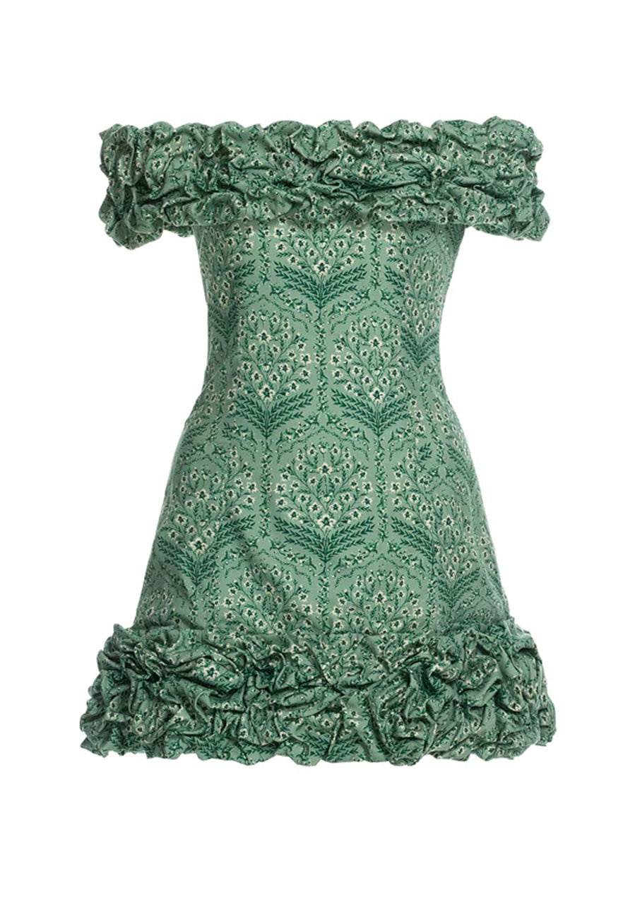 Jardin Mini Dress in Ceiba