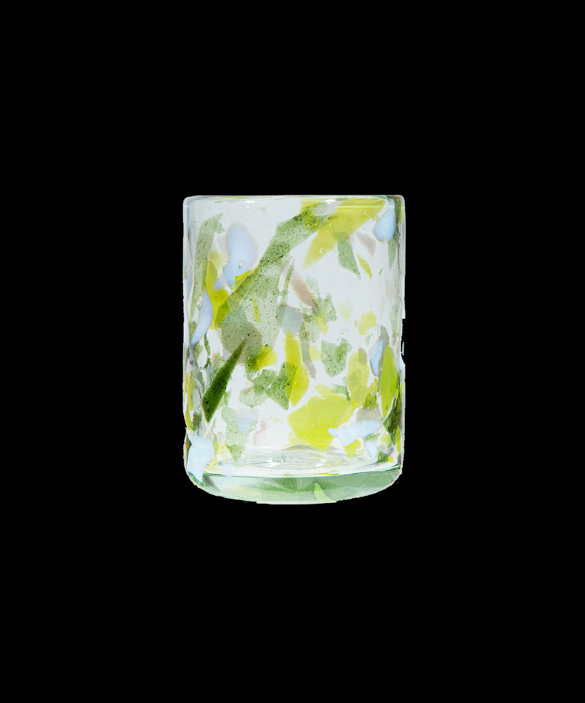 Late Afternoon Green Jardin Glass Tumbler