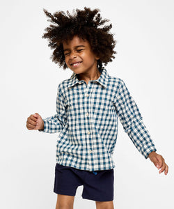 Jeffie Shirt in Blue Picnic Check