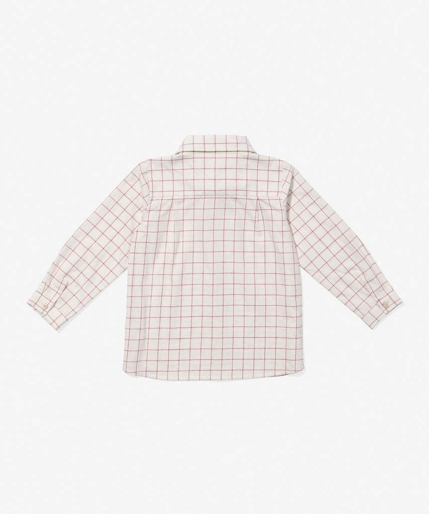 Jeffie Shirt in Pomegranate Plaid