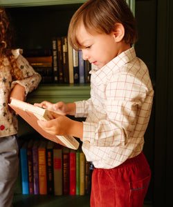 Jeffie Shirt in Pomegranate Plaid
