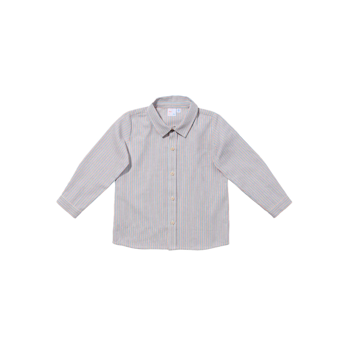 Jeffie Shirt in Indigo Linen Stripe