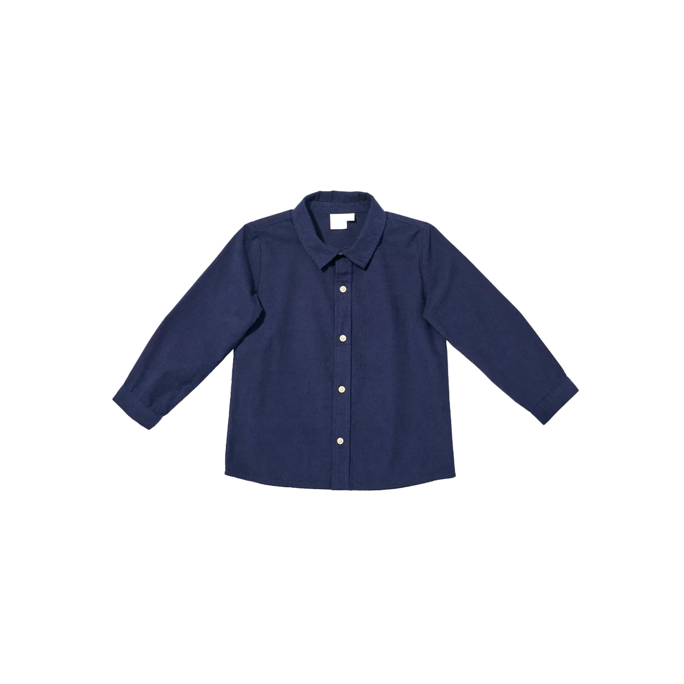 Jeffie Shirt in Navy Corduroy