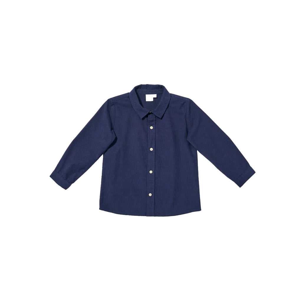 Jeffie Shirt in Navy Corduroy